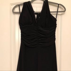 White House Black Market black halter dress